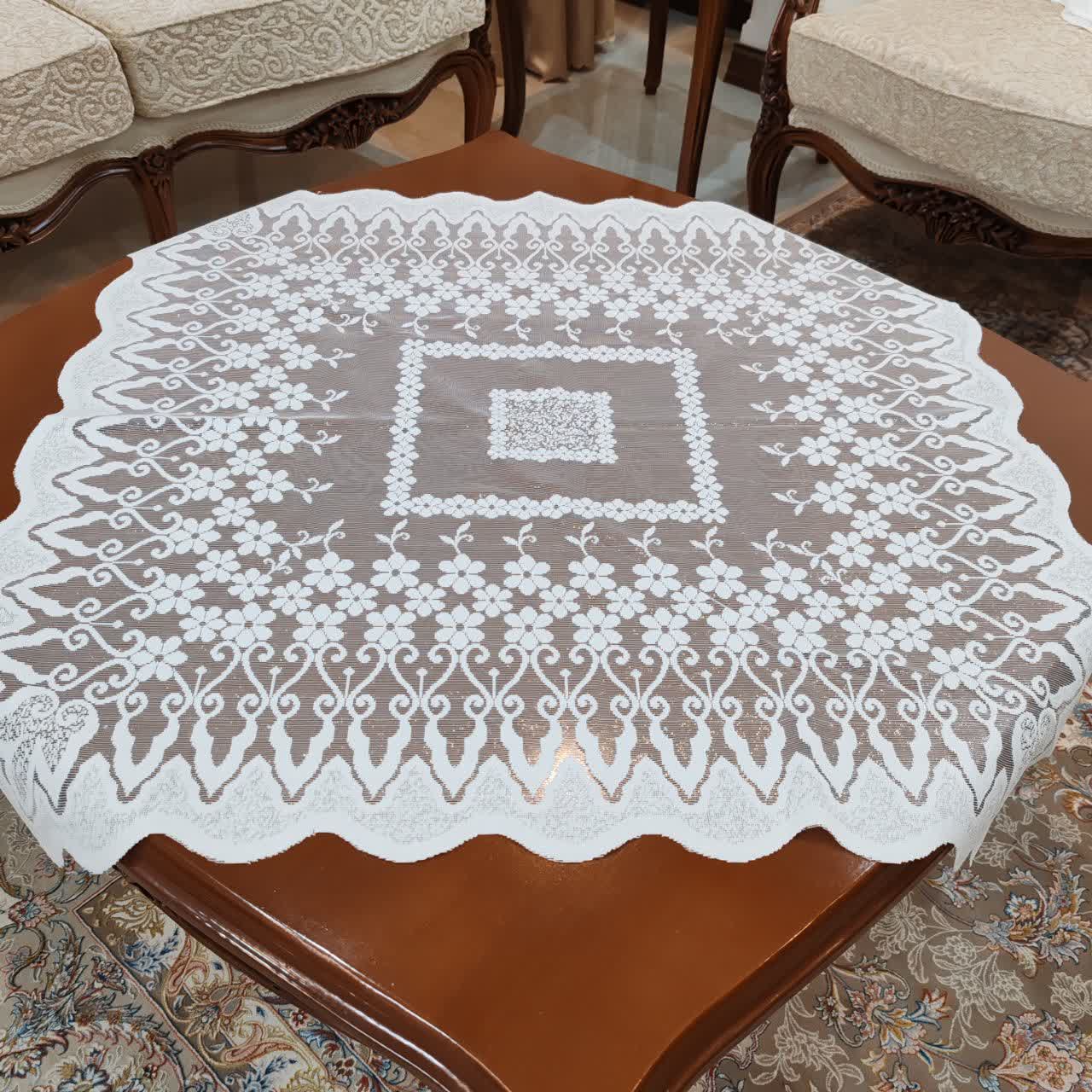 روپشتی توری جدید سایز 90 در 90 سانتی در دو رنگ