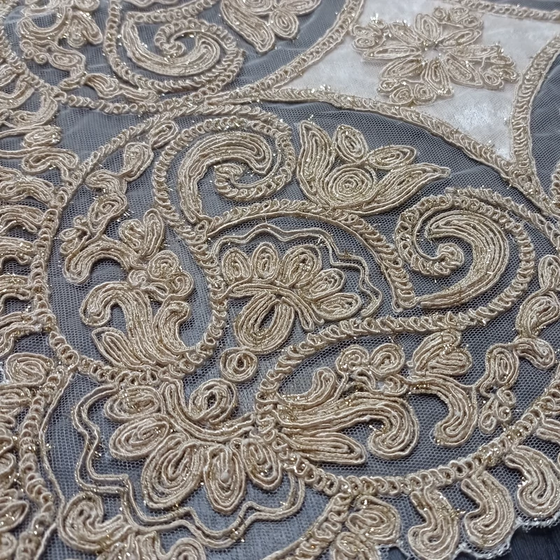 رومیزی عسلی دانتل مخمل مربع و گرد 40 سانتی