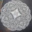 رومیزی عسلی دانتل مخمل مربع و گرد 40 سانتی
