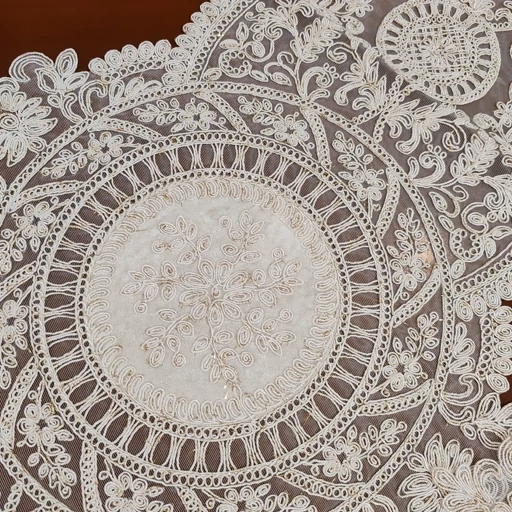 رومیزی مخمل دانتل جدید سه تکه طرح کیمیا