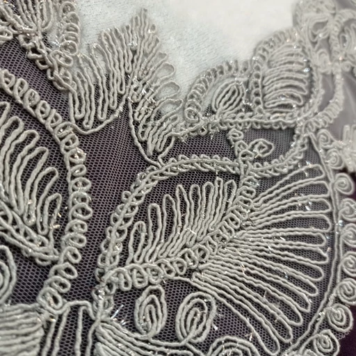 رومیزی چهار تکه مخمل دانتل ترک طرح گندمی