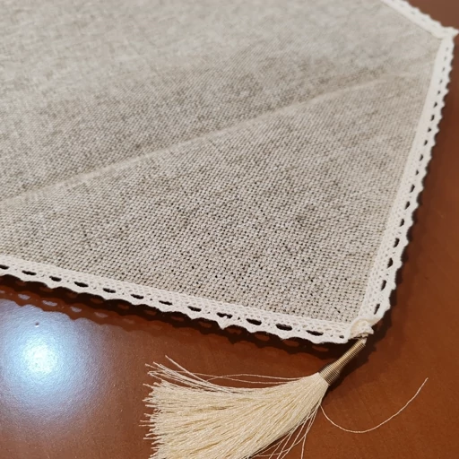 سرویس رومیزی پنج تکه مخمل کنفی جدید دوربافت