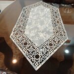 رانر تک پتینه جلومبلی یا میزغذاخوری 4نفره اسلیمی