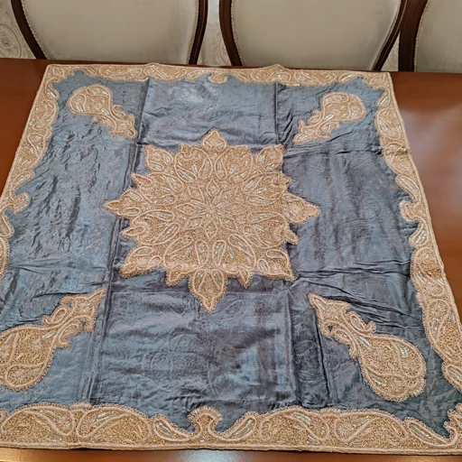 سرویس رومیزی پنج تکه مخمل دابکا سرمه دوزی هندی