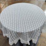 رومیزی گرد تور دانتل شاین قطر 100 سانتی