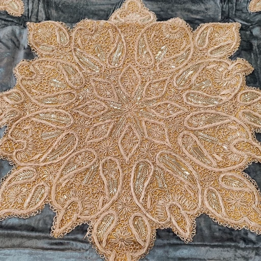 سرویس رومیزی پنج تکه مخمل دابکا سرمه دوزی هندی