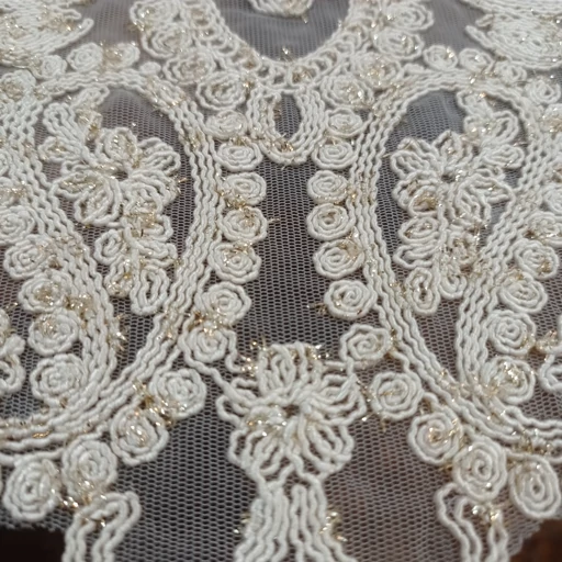 رومیزی بیضی مخمل دانتل سه تکه ترک طرح بوته جقه