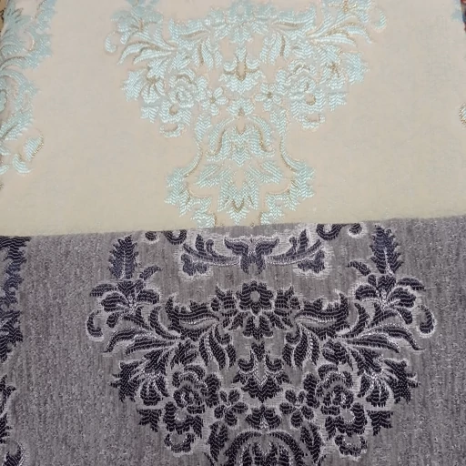 رومیزی چهار تکه مخمل شاین ابریشمی مدل پرواز