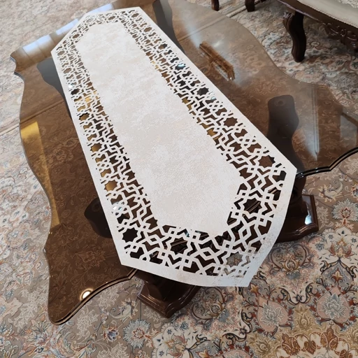 رانر غذاخوری بزرگ پتینه طرح اسلیمی جدید