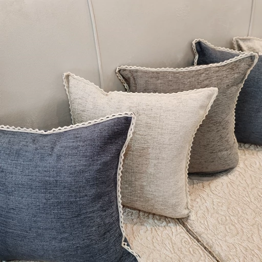 کاور کوسن دو رو مخمل پتینه دور گیپور جدید