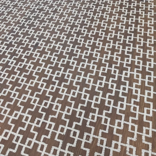 رومیزی غذاخوری گرد تور گیپوری چهار نفره