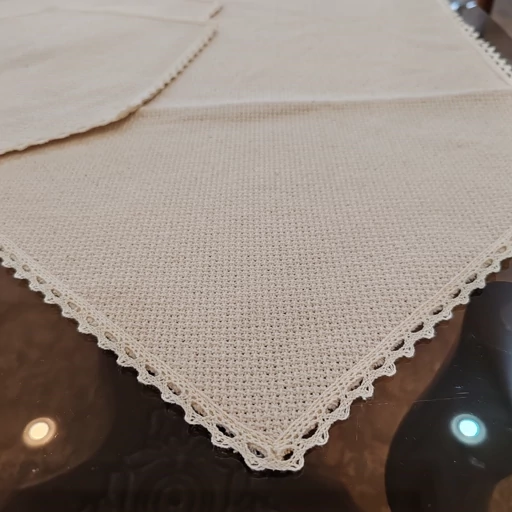 رومیزی چهار تکه کنفی دور بافت جدید