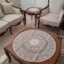 رومیزی گرد مخمل دانتل بزرگ سه تکه مدل ورساچه