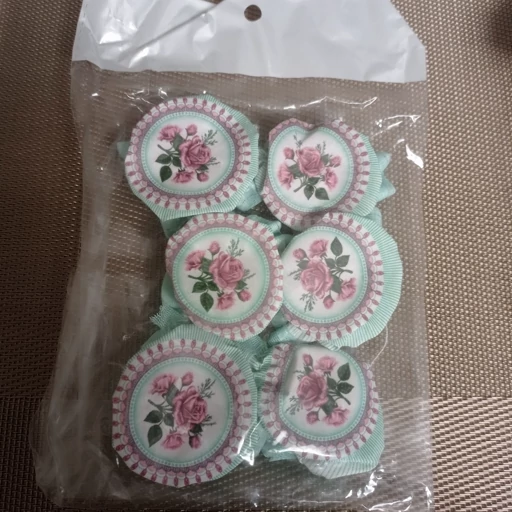 پیچک گاز چرمی گلدار یک بسته شش عددی