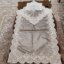 سجاده جانماز مخمل دانتل قیطون دوزی لمه دار طرح نگین