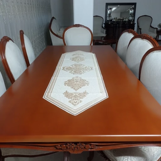 رانر غذاخوری جدید مخمل شاین دار طرح پرواز