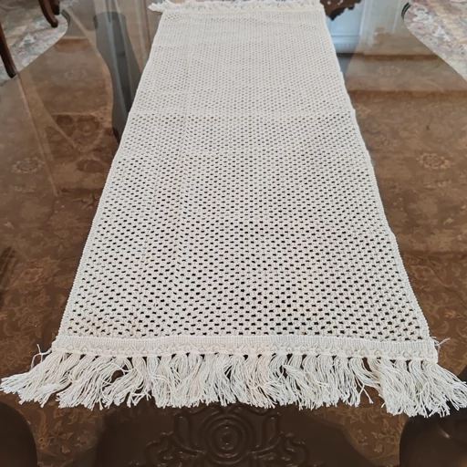 رومیزی رانر چهار تکه جدید بافت ریشه دار