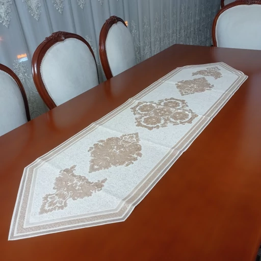 رانر غذاخوری جدید مخمل شاین دار طرح پرواز