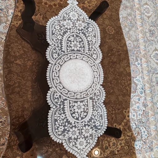 رانر جلو مبلی و میز غذاخوری چهار نفره مدل ورساچه انر