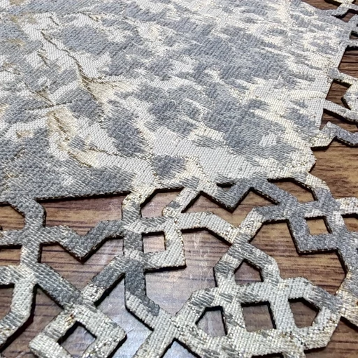 رومیزی عسلی کوچک پتینه لیزری لوزی مربع و گرد