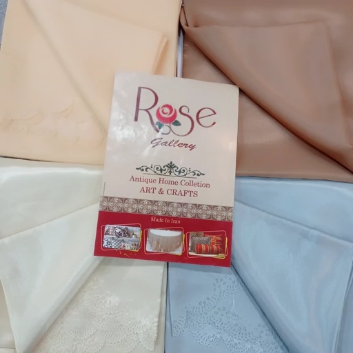 ساتن براق میز خاطره درجه یک گرد مارک رز