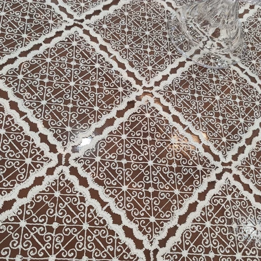 رومیزی گیپوری مربع بزرگ یک متری در سه رنگ