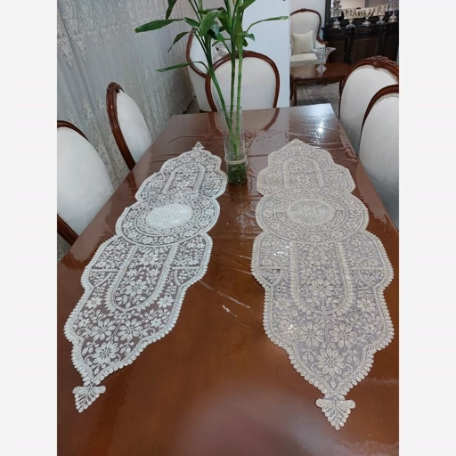 رانر جلو مبلی و میز غذاخوری چهار نفره مدل ورساچه انر