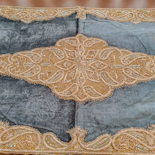 سرویس رومیزی پنج تکه مخمل دابکا سرمه دوزی هندی