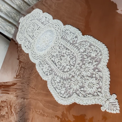 رانر غذاخوری و کنسولی دانتل مخمل ترک طرح ورساچه