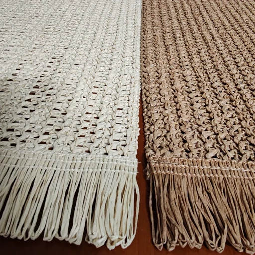 رانر غذاخوری حصیری جدید ساده شش نفره 30*120