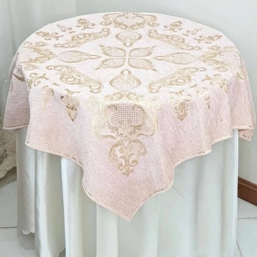 رومیزی خاطره مخمل قلمکار جدید مربع سایز 90*90 در رنگ‌بندی متنوع