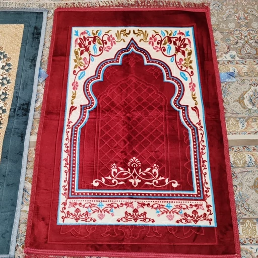 سجاده مخمل برجسته خارجی سایز بزرگ ترمز دار طبی