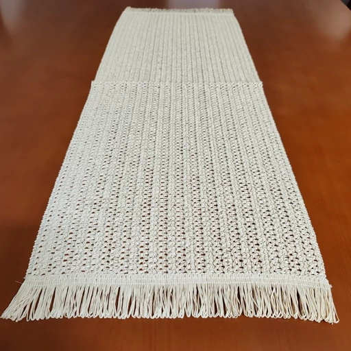 رانر غذاخوری حصیری جدید ساده شش نفره 30*120