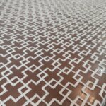 رومیزی غذاخوری هشت نفره بزرگ حریر گیپور 140*270