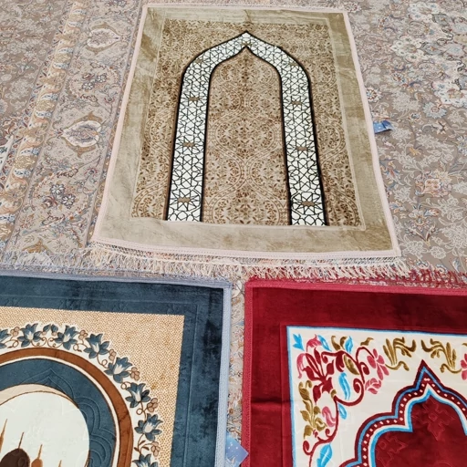 سجاده مخمل برجسته خارجی سایز بزرگ ترمز دار طبی