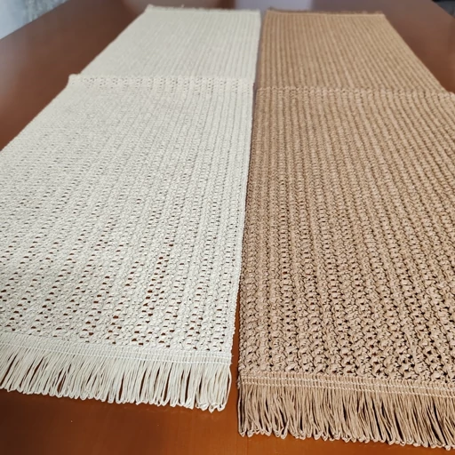 رانر غذاخوری حصیری جدید ساده شش نفره 30*120