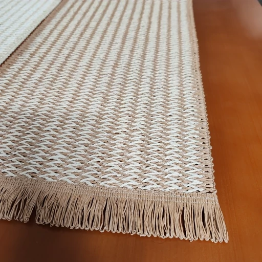 رانر حصیری کنفی جدید مدل ترکیبی سایز 90 سانت