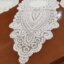 رومیزی دانتل مخمل خارجی سه تکه طرح خورشیدی