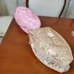 کاور یا روکش اتو برقی ساتن گیپور دوزی شده