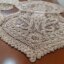سرویس رومیزی دانتل مخمل پنج تکه ترک اصل طرح صدف