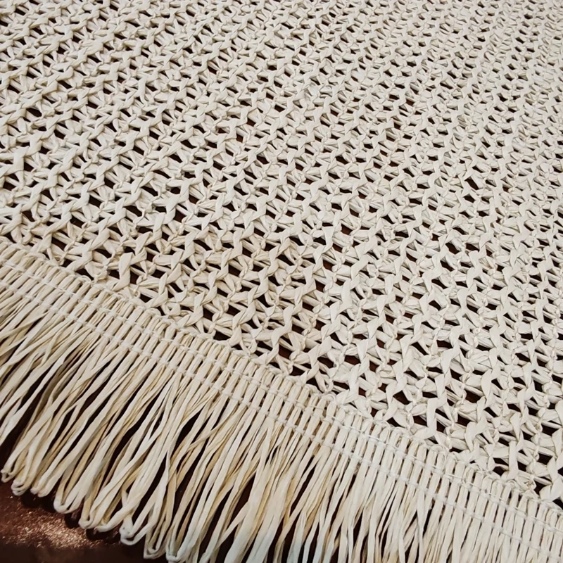 رومیزی زیربشقابی حصیری جدید طرح ساده 44*30سانتی