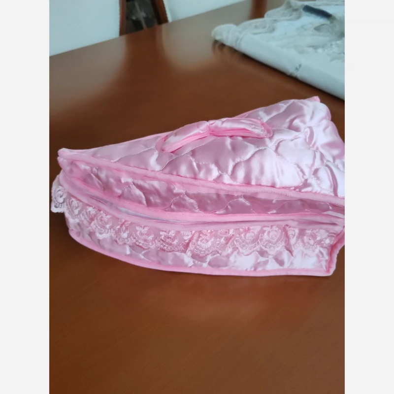 کاور یا روکش اتو برقی ساتن گیپور دوزی شده