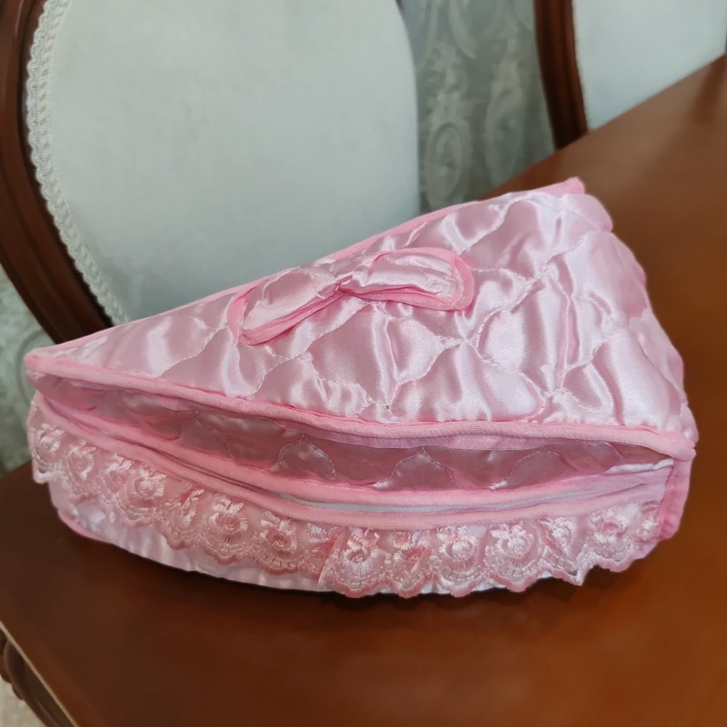 کاور یا روکش اتو برقی ساتن گیپور دوزی شده