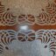 رومیزی زیر بشقابی مستطیل چرم اکلیلی نسیم 27*37