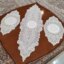 رومیزی دانتل مخمل خارجی سه تکه طرح خورشیدی