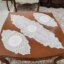 رومیزی دانتل مخمل خارجی سه تکه طرح خورشیدی