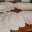 رومیزی چهار تکه مخمل شاین ابریشمی طرح پفکی