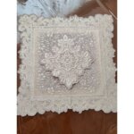 جانماز مخمل ابریشمی شاین دار دو تکه پفکی