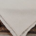 رومیزی مربع بزرگ کنفی دور ریشه دار 1*1 متر
